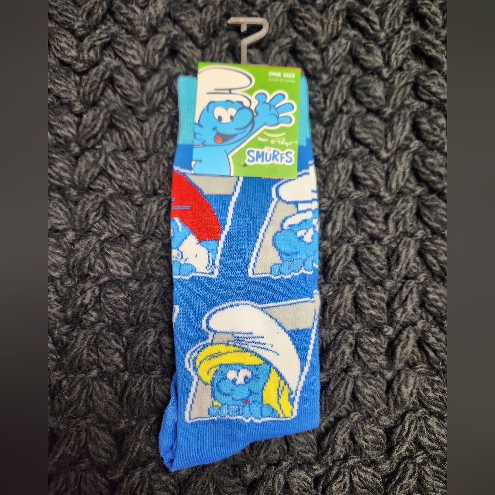 Smurfs Character Socks NWT